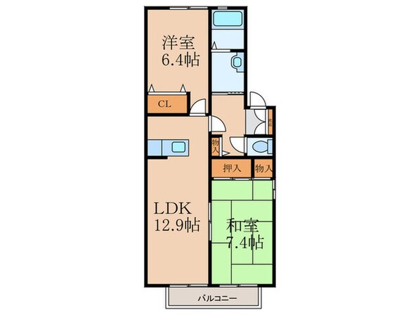 リバーサイドの物件間取画像